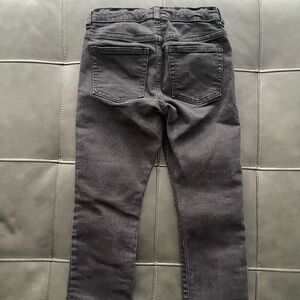 Gymboree Boys Skinny Black Wash Jeans Elastic Stretch Waist Size 8